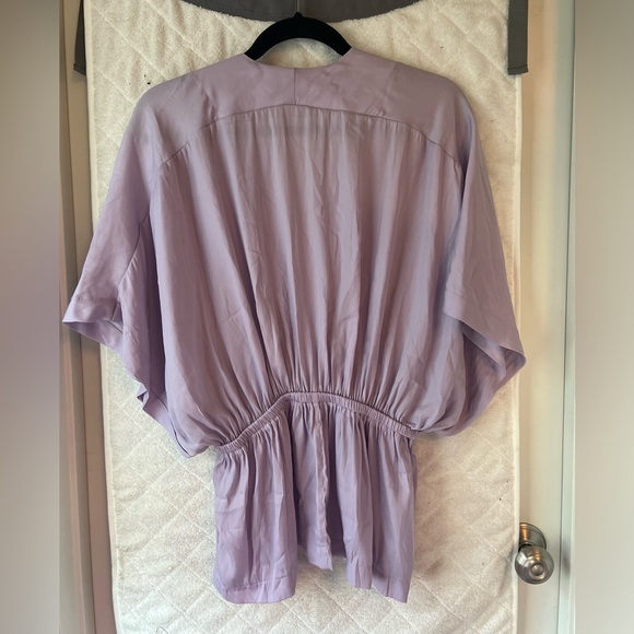 NWOT Mustard Seed Peplum Blouse- LILAC - Picture 4 of 4